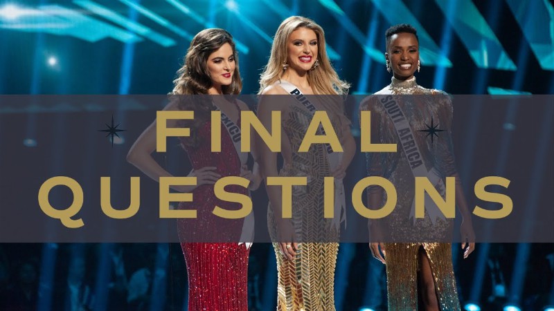 image 0 68th Miss Universe - Final Questions! (2019) : Miss Universe