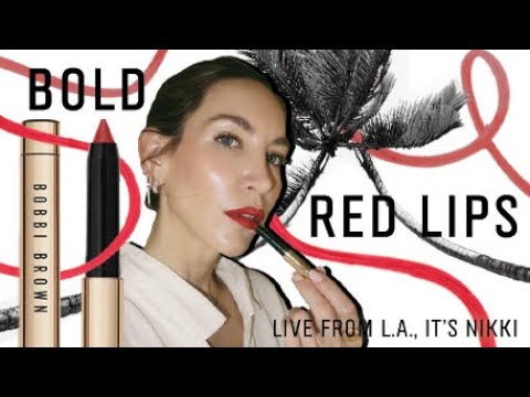 image 0 Bold Red Lips : Live From L.a. It’s Nikki : Episode 3 : Bobbi Brown Cosmetics