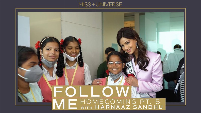 image 0 Follow Me: Harnaaz Sandhu Homecoming Part 5! : Miss Universe