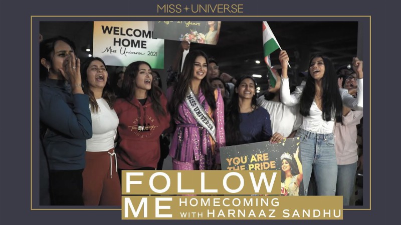 image 0 Harnaaz Sandhu’s Homecoming! : Part 1 : Follow Me : Miss Universe