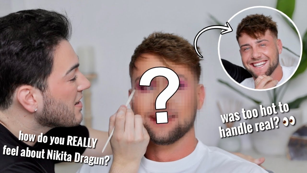 image 0 Harry Jowsey Gets A Full Makeup Transformation... And Spills The Tea!