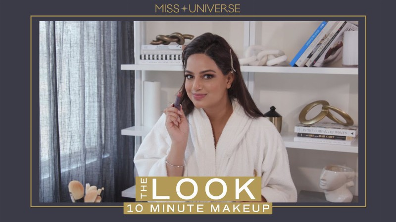 image 0 Quick 10 Minute Makeup Tutorial With Harnaaz Sandhu : Miss Universe