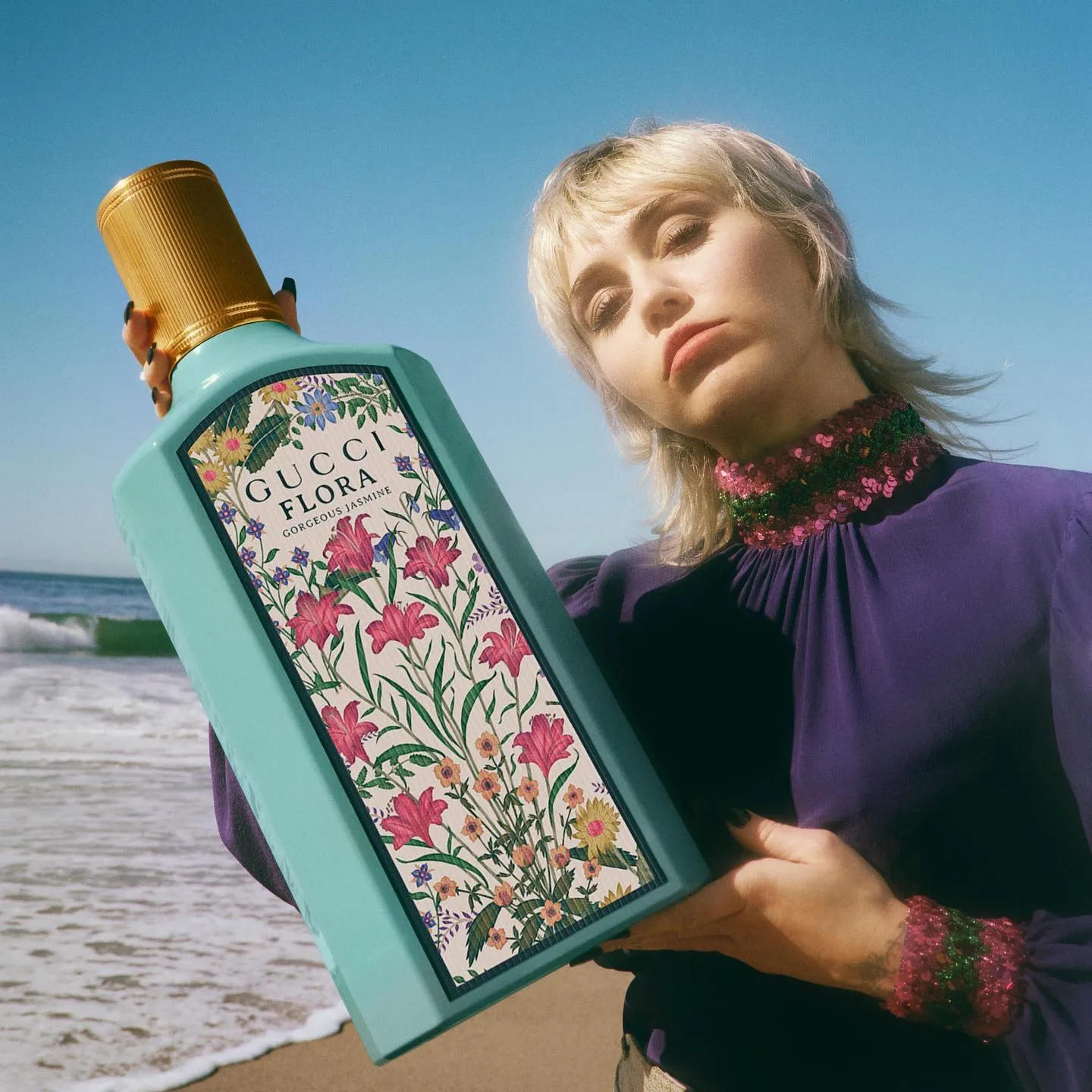 image  1 Sephora - We can’t stop… gushing about the NEW #guccibeauty Flora Gorgeous Jasmine Eau de Parfum (and neither can #mileycyrus)