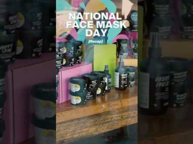 image 0 #shorts Lush Cosmetics: National Face Mask Day