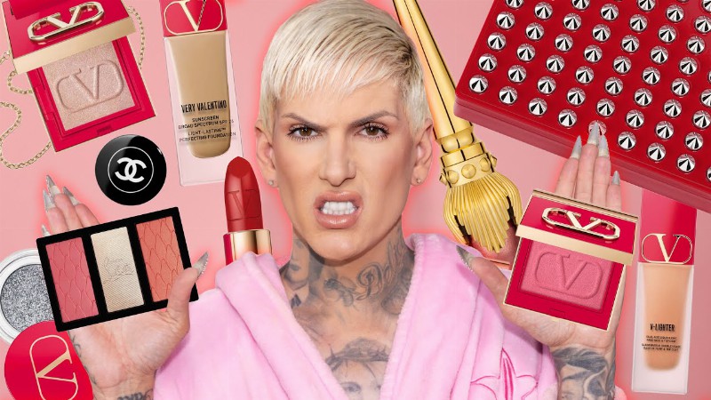 Trying Valentino & Designer Makeup... Is It Jeffree Star Approved?!